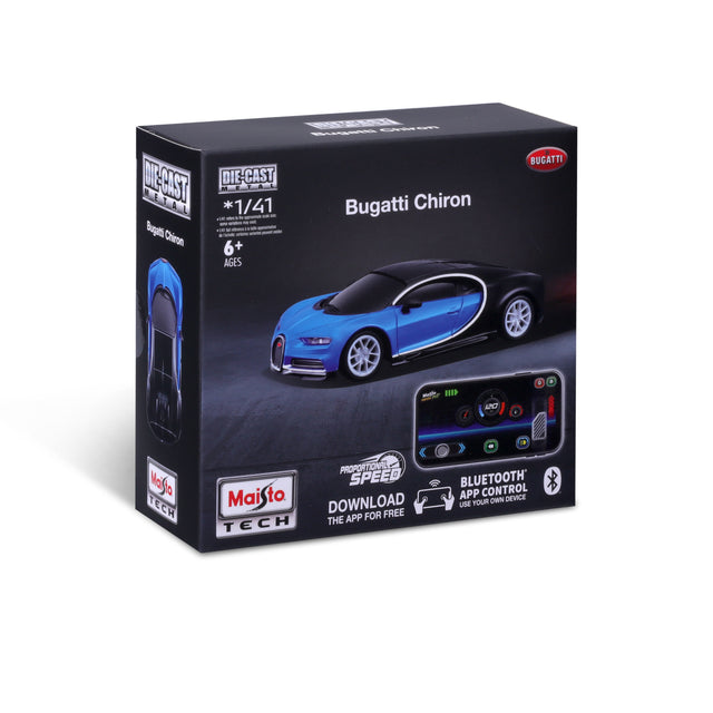 1:41 MINI METAL DIE-CAST BLUETOOTH RC BUGATTI CHIRON
