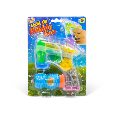 LIGHT UP BUBBLE GUN (TOY)