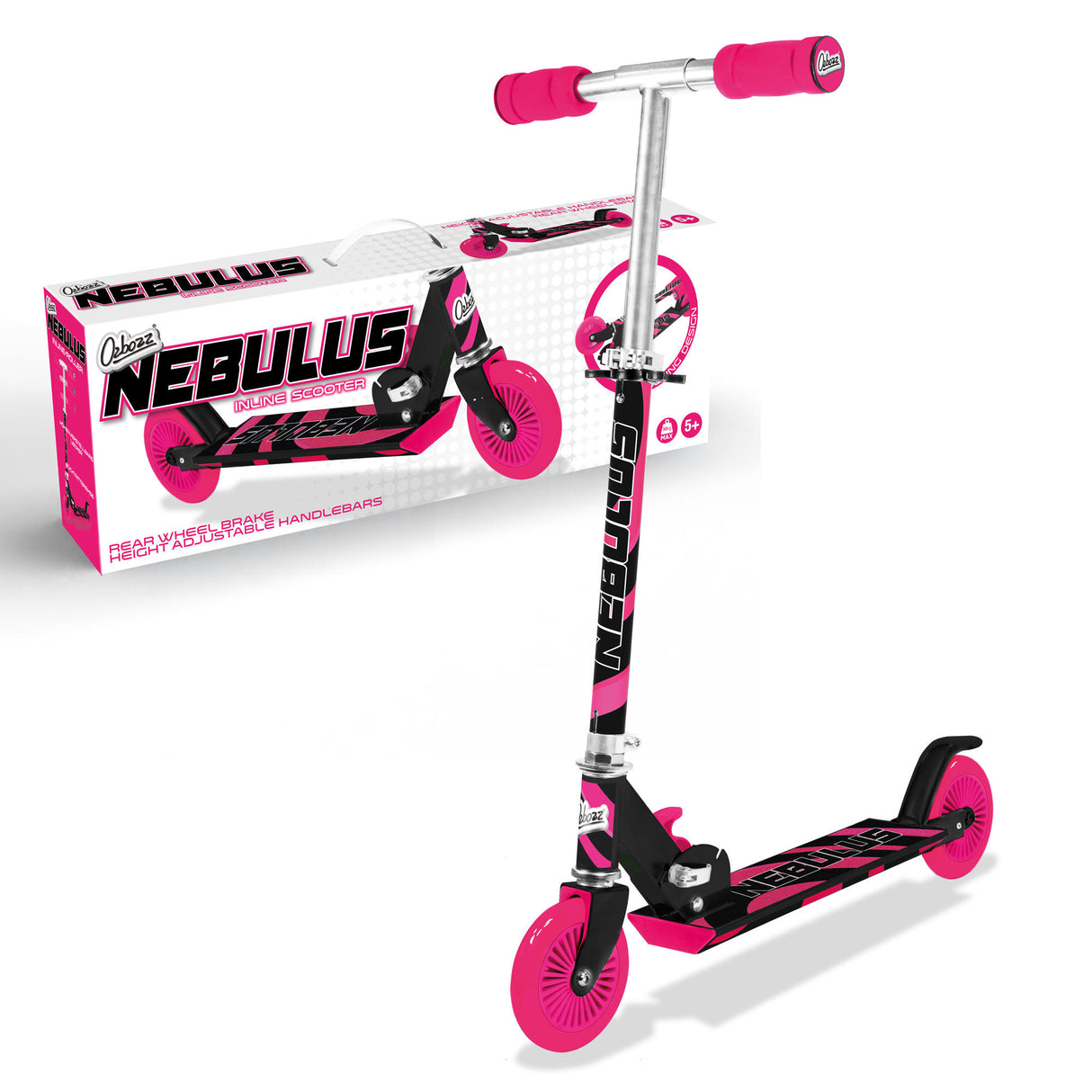 NEBULUS SCOOTER BLACK - PINK