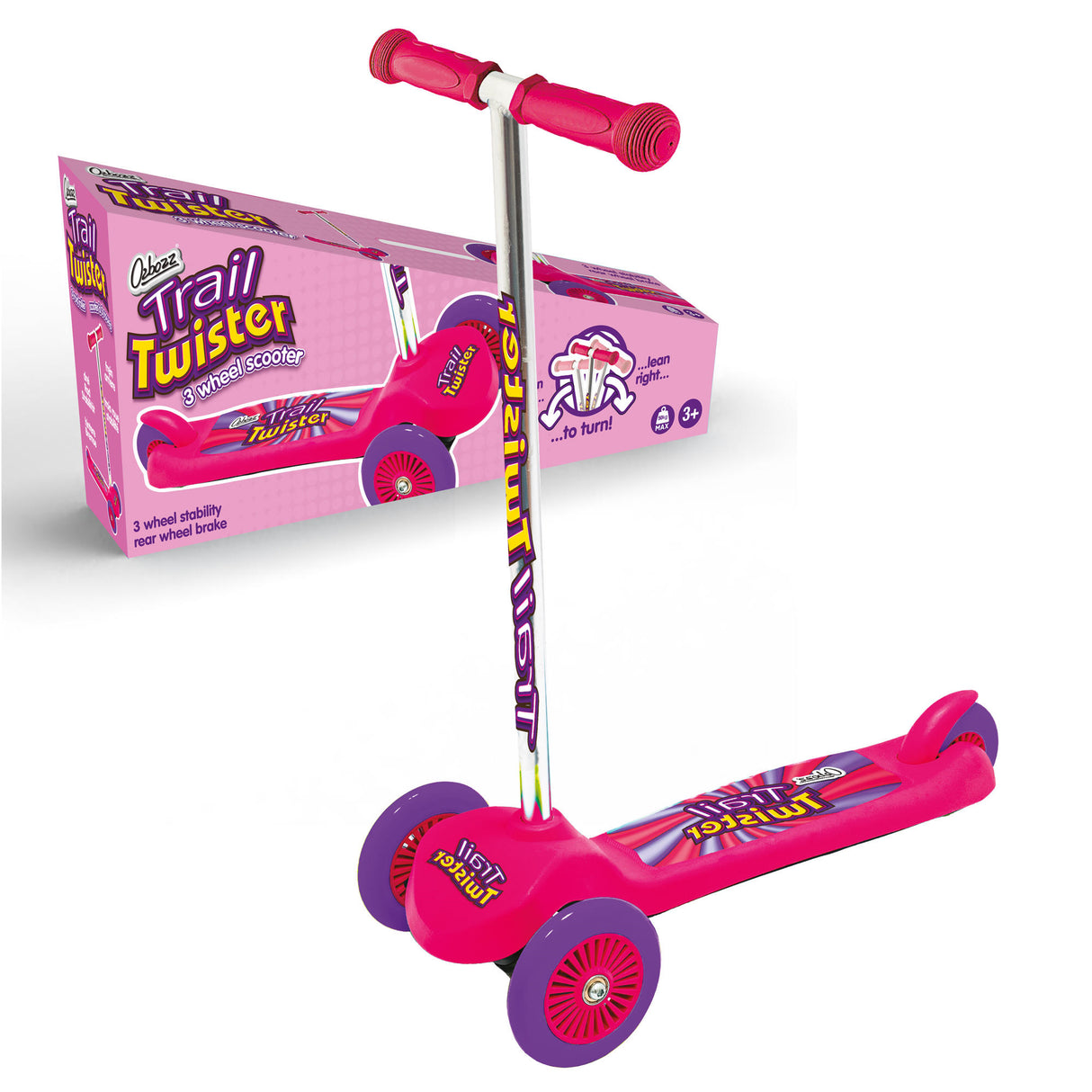 TRAIL TWIST SCOOTER PINK