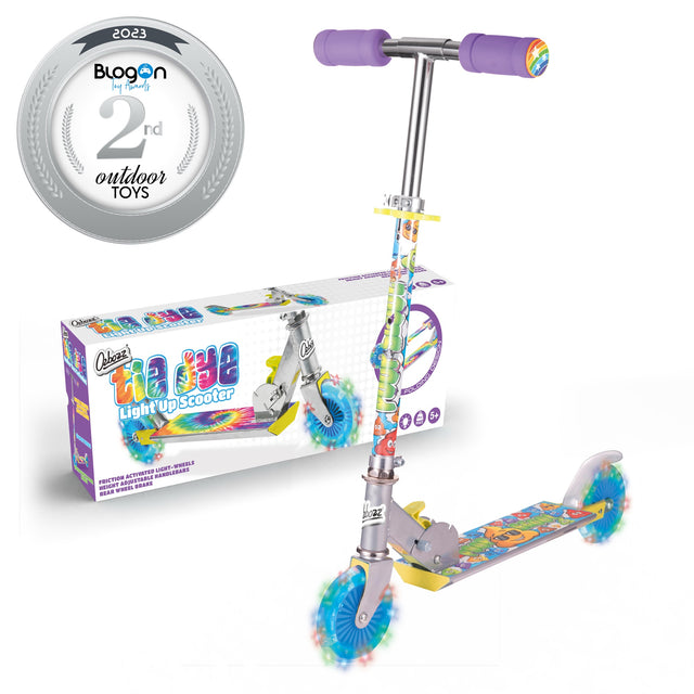 TIE DYE LIGHT UP SCOOTER