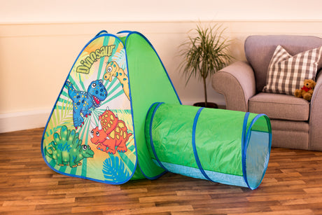 DINOSAUR PLAY TENT AND TUNNEL