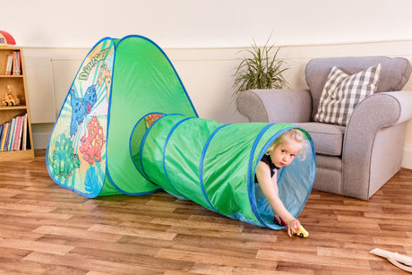 DINOSAUR PLAY TENT AND TUNNEL