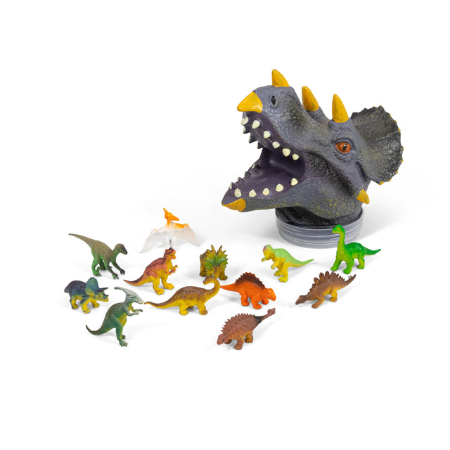 DINOSAUR TRICERATOPS HEAD TUB (SMALL)