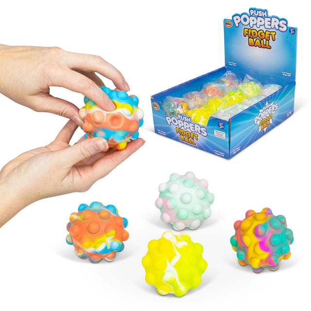 PUSH POPPERS FIDGET BALL