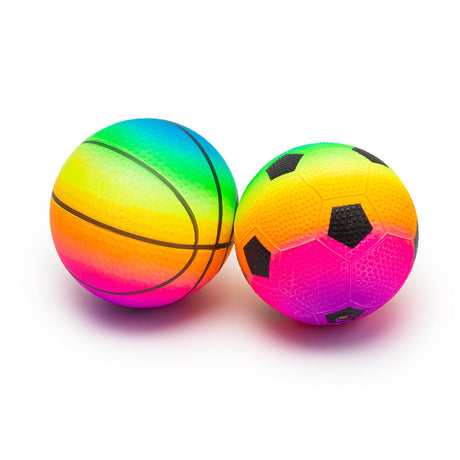 INFLATED RAINBOW BALL