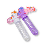 3PK UNICORN MINI BUBBLE WANDS