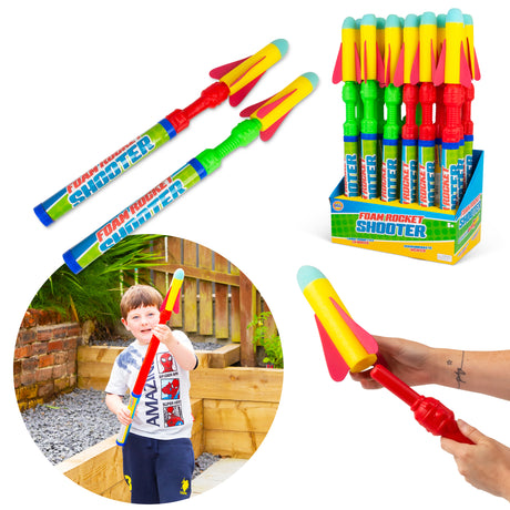 FOAM ROCKET SHOOTER