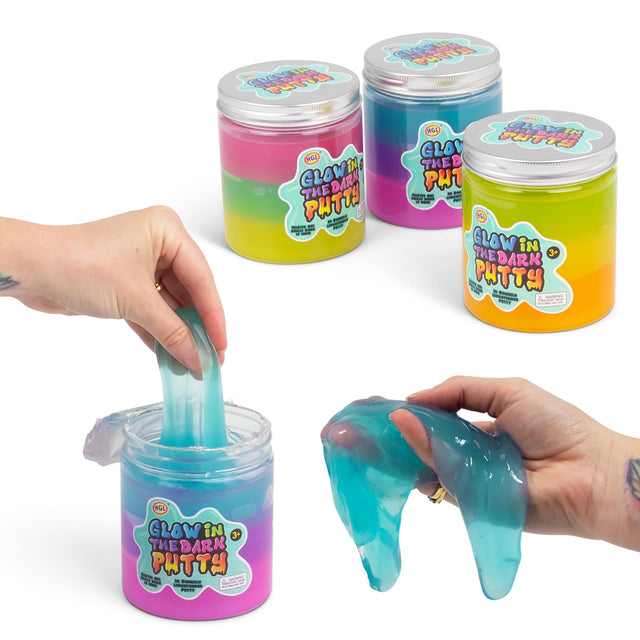 GLOW IN THE DARK PUTTY TUB