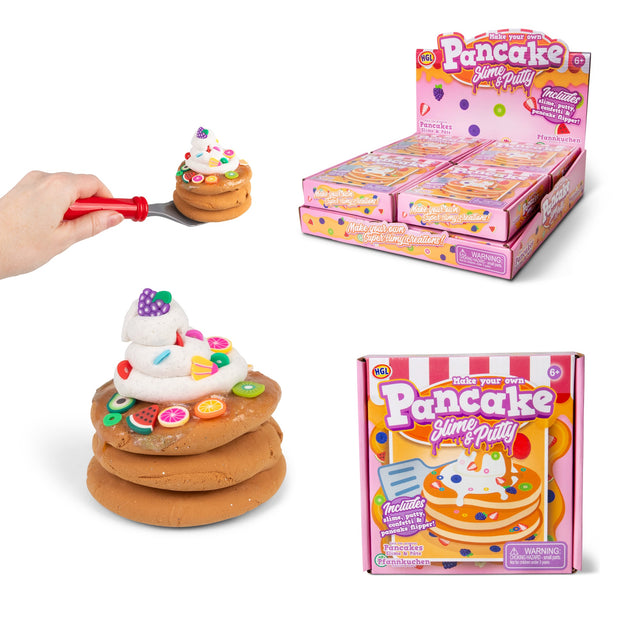 MAKE YOUR OWN PANCAKE SLIME AND PUTTY